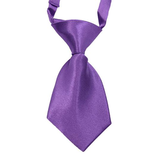 Haustier Krawatte Plastikschnalle Verstellbares Halsband Imitierte Seide Hund Krawatte für Hund