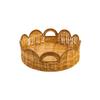 Woven Storage Basket Round Shape with Handles Handcrafted Natural Material Durable and Lightweight for Home Organization and Storage Needs