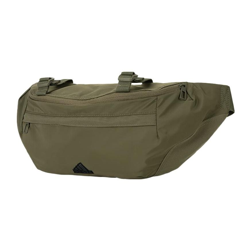 Adidas Travel Trend Zipper Crossbody Waist Bag Unisex bags Military-Green IK7299