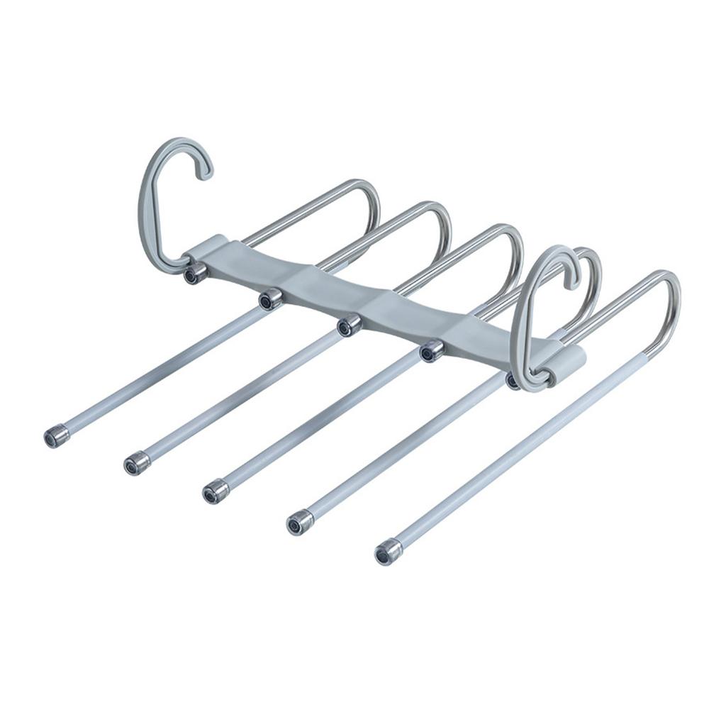Multi-layer Trouser Hanger Saving Space Pants Organizing Shelf For Bathroom