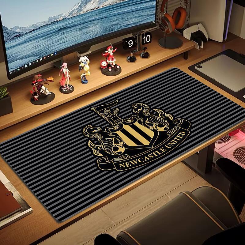 Newcastle United FC Print  Cushion Non-slip Laptop Tablet Big Mousepad XXL Mat Mini PC Playmat With Lock Edge