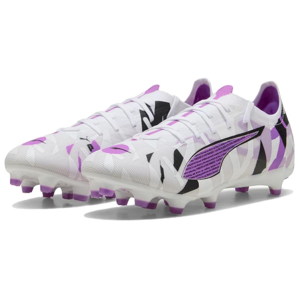 Puma Ultra Match 5 FG AG Forever Pack Men Sneakers White Pure-Magenta Feather-Grey 108412-01