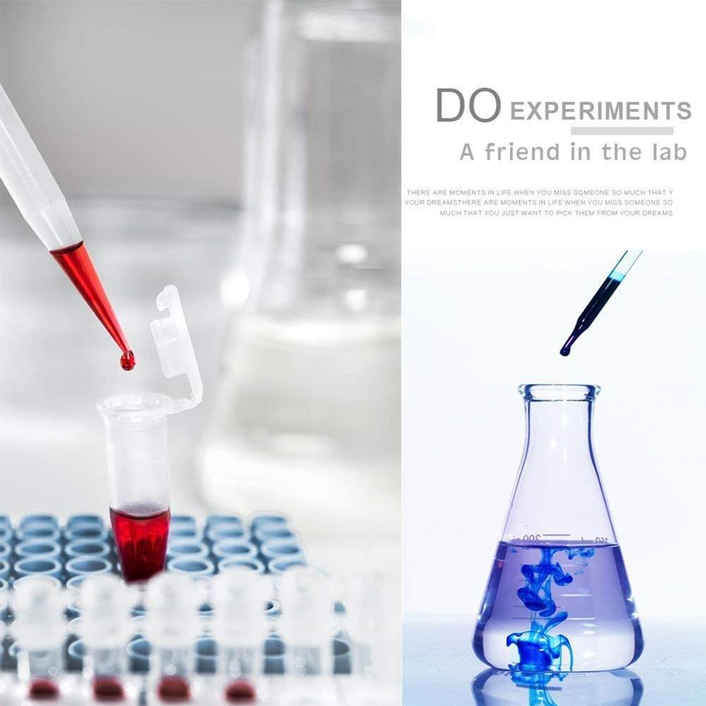 100PCS 3ml Disposable Plastic Transfer Pipettes, Calibrated Dropper Suitable for Science Laboratory DIY Art
