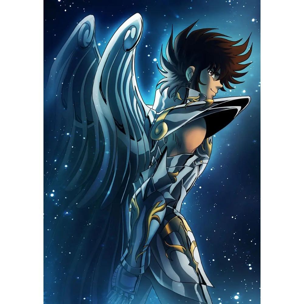 Japanese Anime Zodiac Saints Pop Classic Saint Seiya Rozan Dragon Art Poster Canvas Painting Wall Prints Picture Room Home Decor