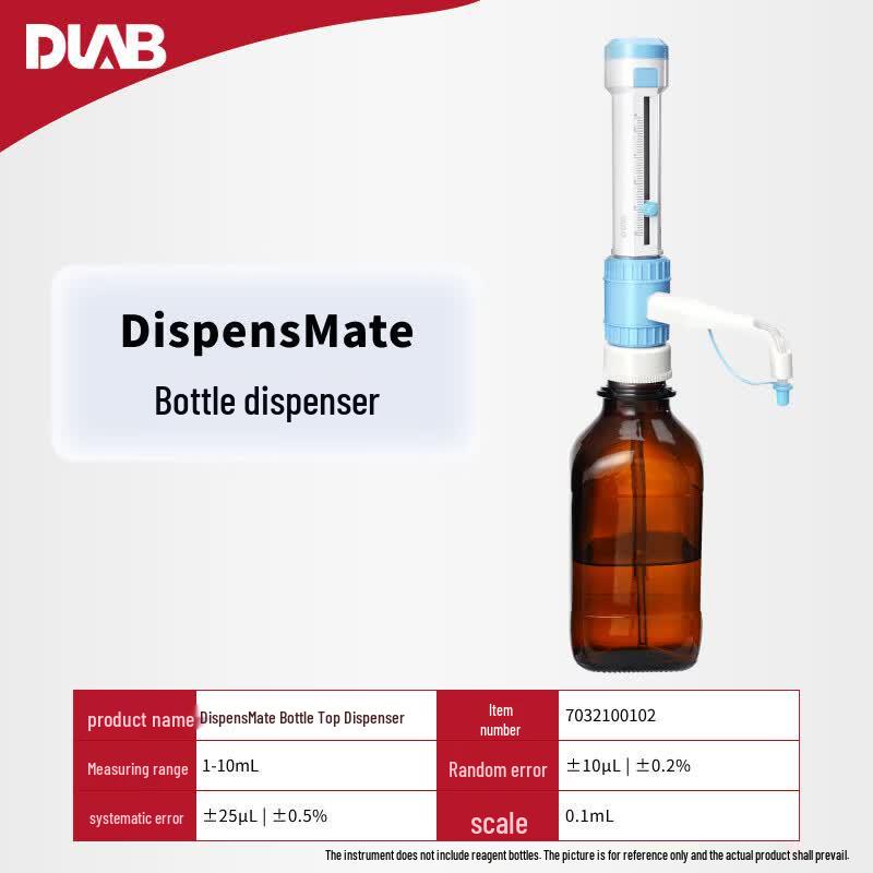 DLAB Multi-Range Electronic Bottle-Top Dispenser