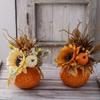 Artificial Pumpkin Flower Fall Pumpkin Centerpiece Fall Thanksgiving Decoration
