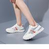 Fashionable New Comfortable And Breathable Sports Shoes For Women Spring And Autumn Mesh Round Toe Lace Up Casual Flat Shoes