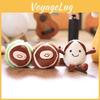 Chinese Chestnut Adorable Plush Keychain Charm Key Loop Bag Doll Decoration