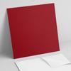 Decorative Vinyl Wall Tiles with Burgundy Print 9X30X30 Cm