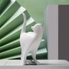 Whimsically Resins Cats Sculpture Modern Abstract Design Animal Figurine Decors for Living Space Office Ornament Gift