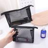 Casual Mesh Makeup Bag Zipper Storage Toiletry Bag Lipstick Bag Transparent Cosmetic Bag  Outdoor