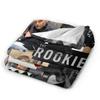 Tim Bradford Rookie Blankets Fleece  Soft Throw Blankets for Airplane Travel Bed Rug