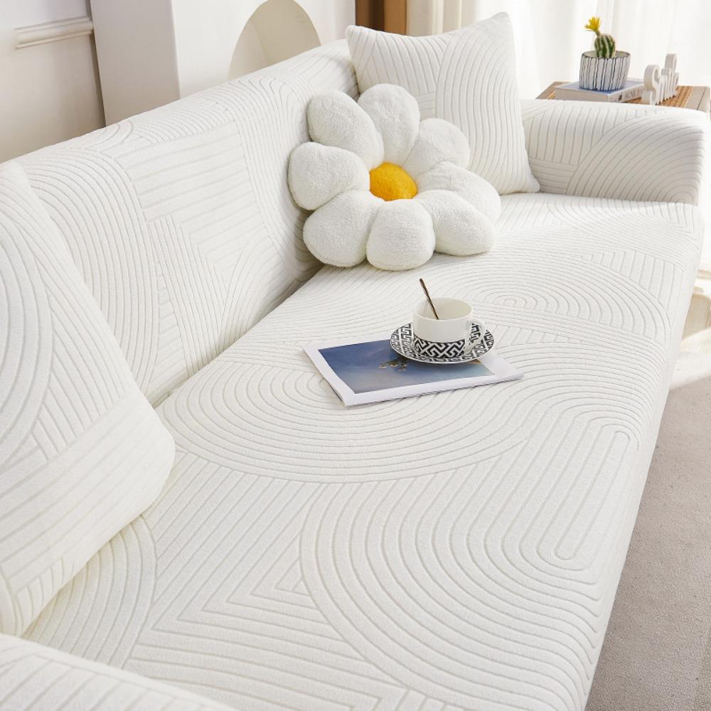 

Stretch Sofa Cover Full Elastic Universal Slip Proof Cat Scratch Resistant Protector for All Seasons Single S 90-140CM
