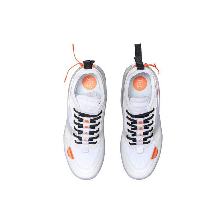 Li Ning CF COUNTERFLOW Tracing Slip Resistant, Abrasion Resistant, Lightweight Low top Skateboard Shoes Men's White AGCP293-1