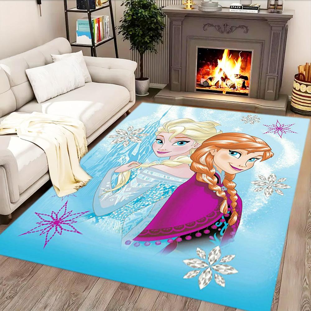 Frozen Adventure rug for Living Room, Bedroom, Study Room, Hallway Decoration, Perfect for Home Decoration or Holiday Gifts
