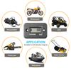 Digital Tachometer Hour Meter Waterproof LCD Display for 2 or 4 Stoke Motorcycle ATV Snowmobile Marine Boat Ski Gasoline Engine