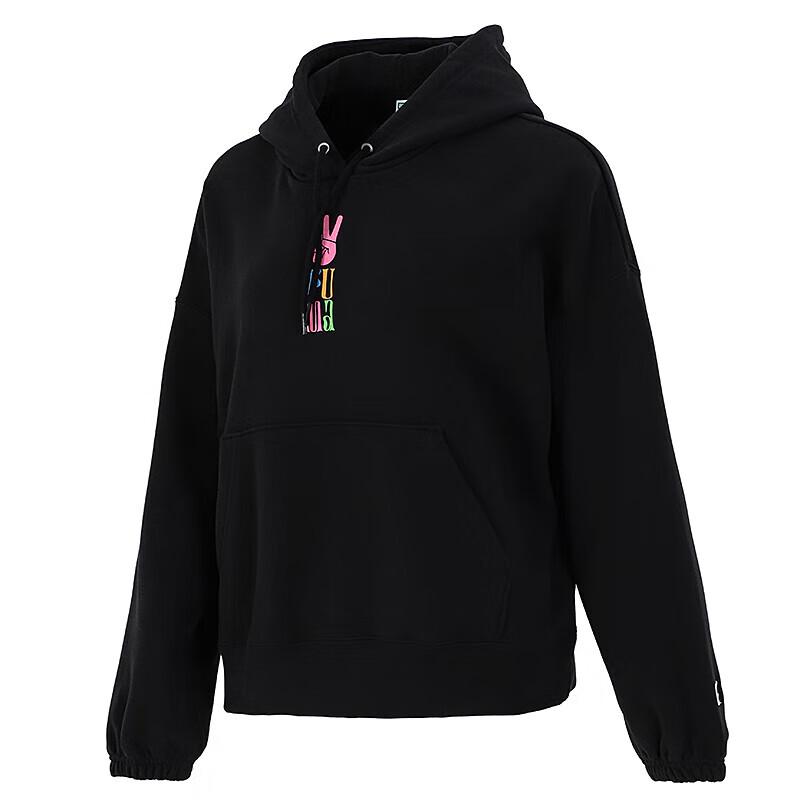 PUMA Women s Loose Fit Pullover Hoodie 533049-01 L