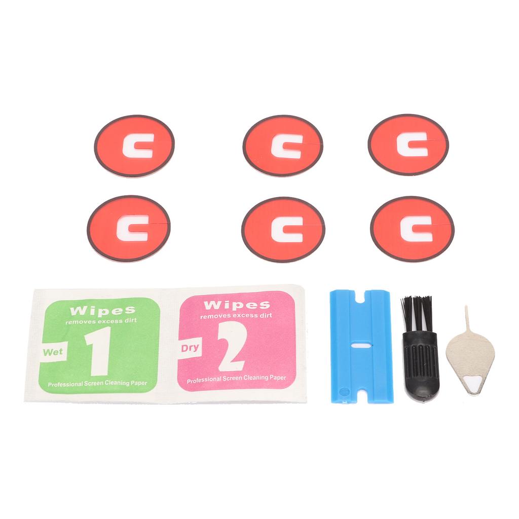 6PCS Watch Back Cover Tape Plastic Rear Glass Adhesive Tape for Samsung Galaxy Watch 3 44mm 41mm