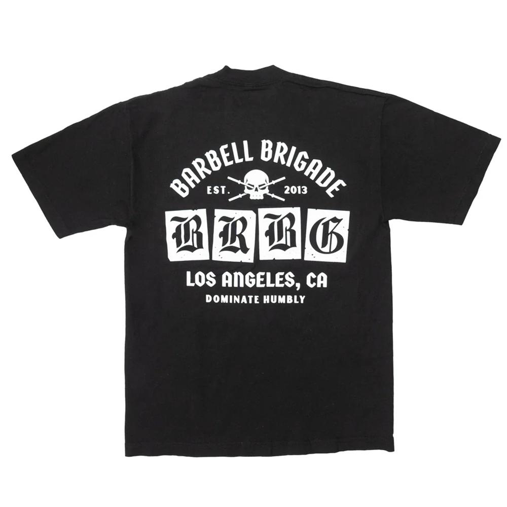 BARBELL BRIGADE New Men's T-shirts Gym Running Training Cotton Round Neck Oversized T-Shirt Fashion Men Fitness Tee Clothes Tops