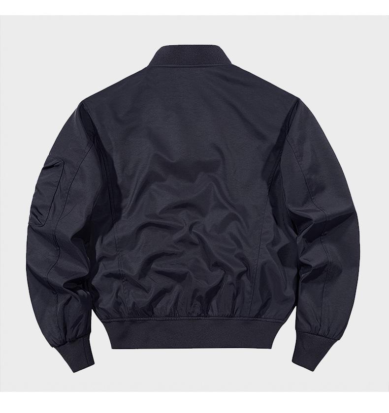 Men's American Style Spring/Autumn Baseball Jacket - Casual Pilot Flight Suit Outerwear Workwear 8861.