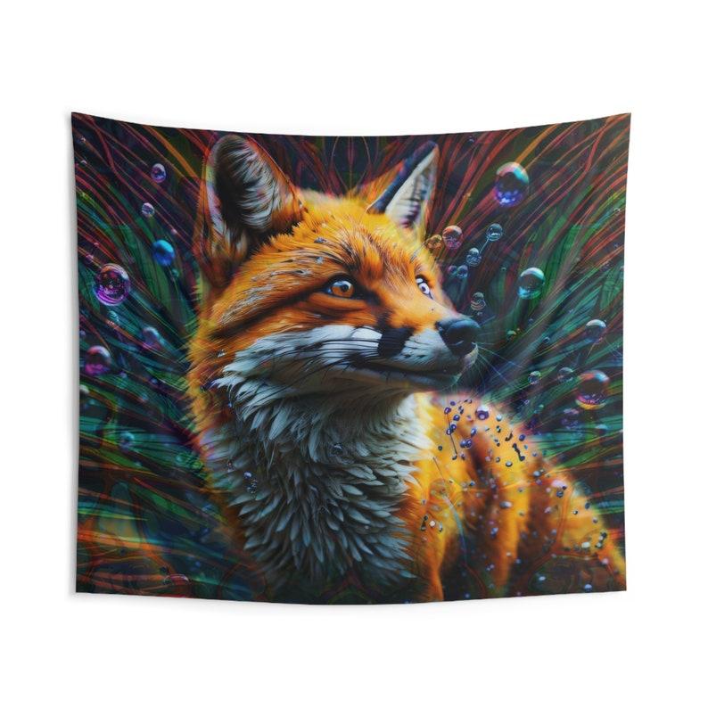 Waterdrop Fox tapestry 75x100