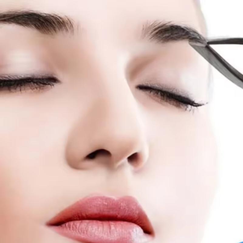 1/3/5pcs Stainless Steel LED Light Eyebrow Tweezer with Super Bright Built-in Lamp for Precise Hair Removal Portable Compact