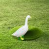 Cute Goose Figurine Resin Desktop Ornament Micro Landscape Animal Statue  Rockery