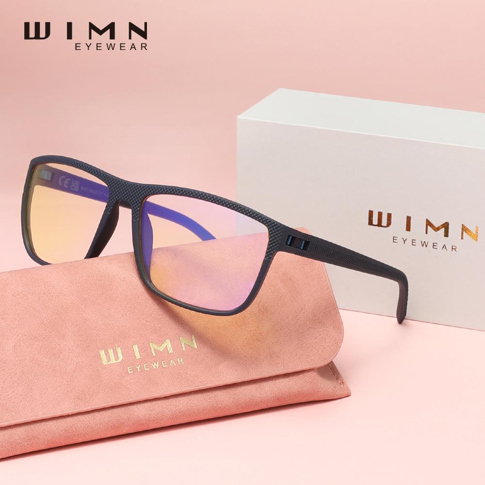 WIMN Anti-Blue Glasses Men/Women Phone Computer Blue Ray Block Eyewear Students Reading Eyeglasses Light Weight