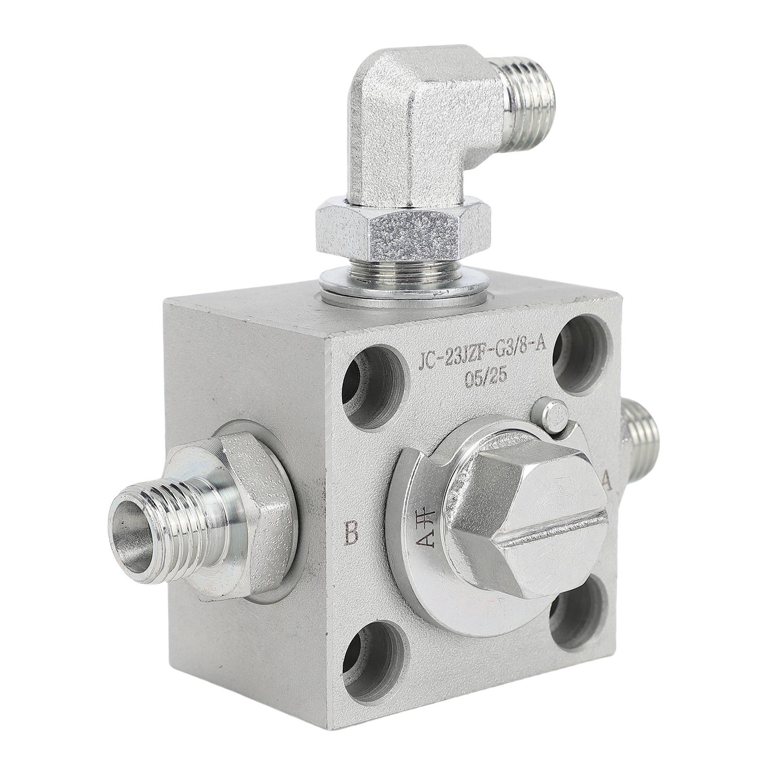 

3 Way Diverter Valve Mini Excavator Throttle Spare Replacement Parts with Hydraulic Accessories Screws