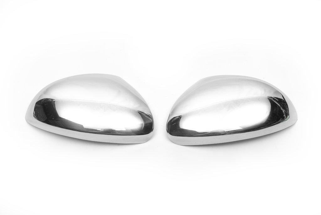 Covers Are Not Mirrors (2 Pcs, Stainless Steel) OmsaLine - Italian Stainless Steel for Skoda Yeti 2009-2017