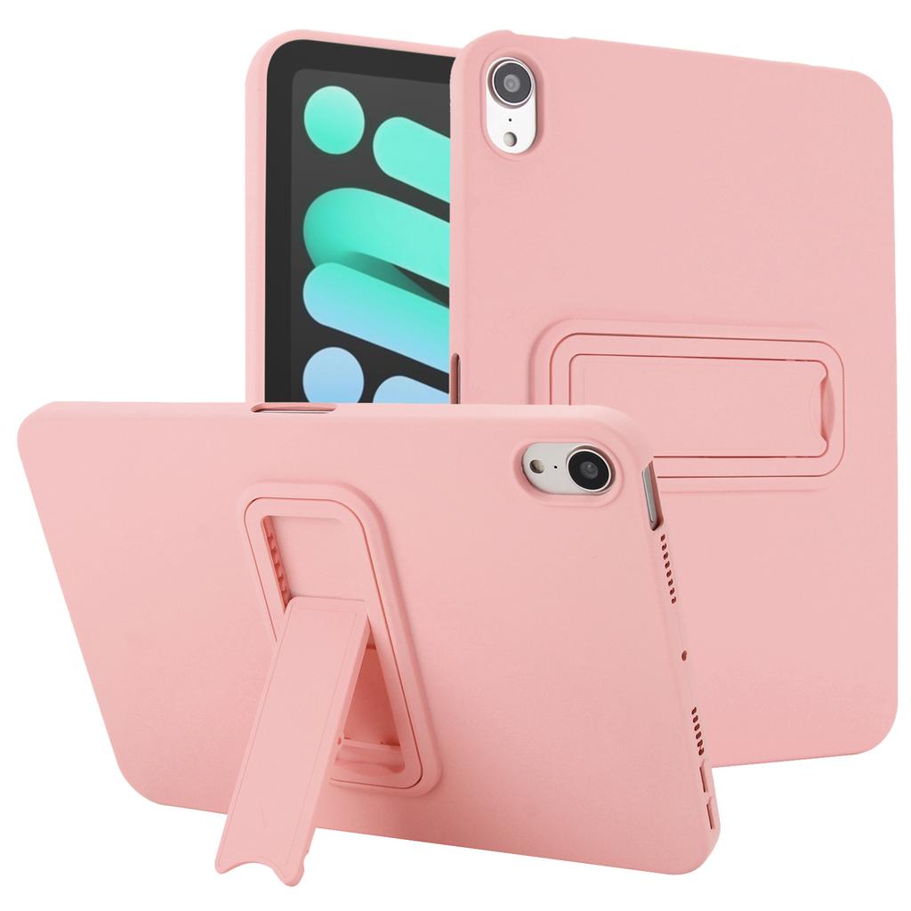 For iPad mini (2024)/(2021) Case TPU+PC Skin-Friendly Kickstand Tablet Cover