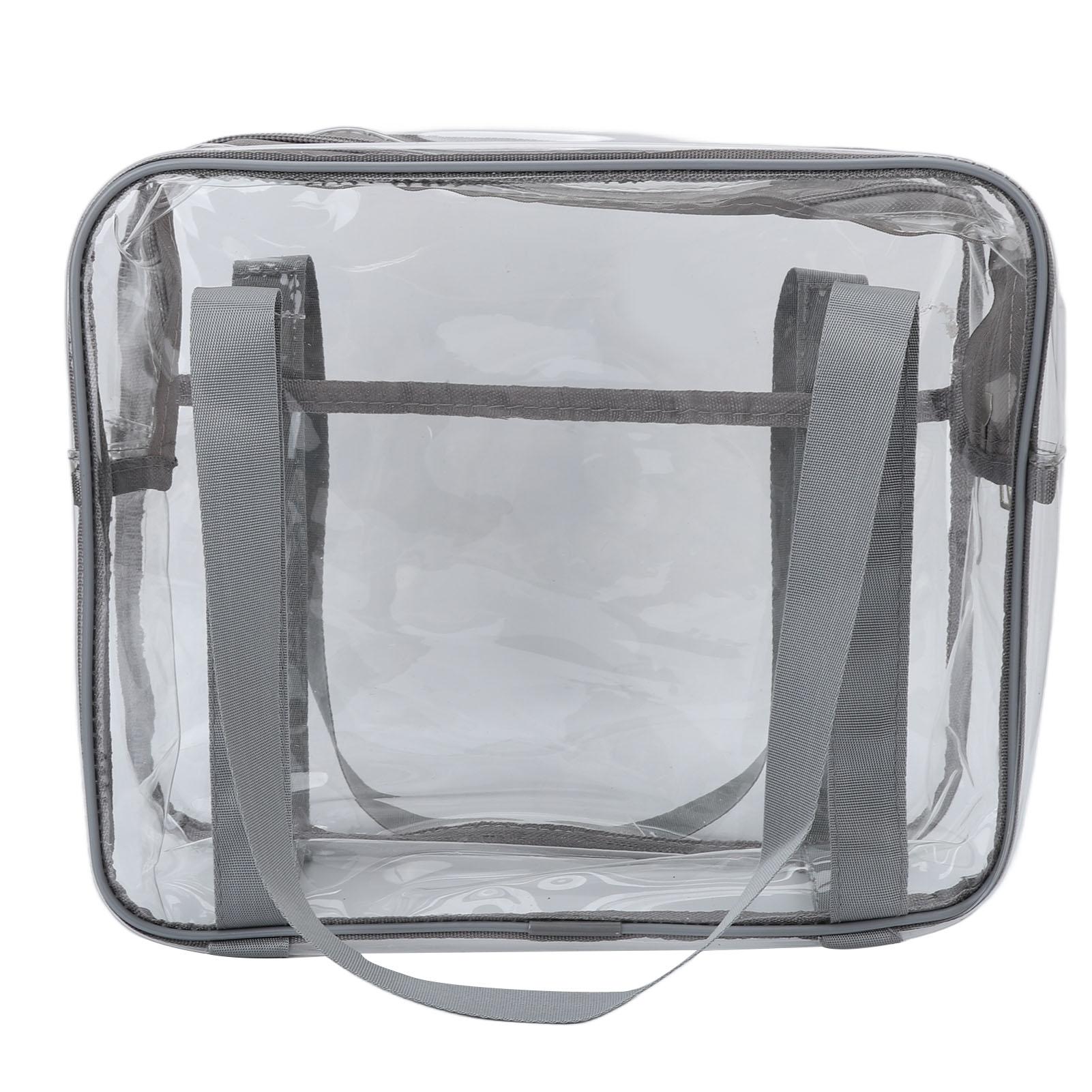 Clear Makeup Bag Large Capacity Waterproof Closure Cosmetic Handbag Transparent Travel Toiletry Bag