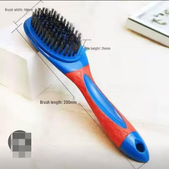 Steel Wire Brushes with Wooden Handle for Rust Removal and Polishing, Suitable for Antique Play and King Kong Bodhi Walnut Cleaning.