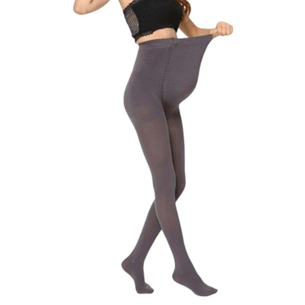 Pregnant Women Tights Maternity Stockings Pantyhose Compression Leggings Best Sale-WT Step on foot серый