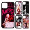 N-Nicki Singer Minaj Telefoonhoesje Voor IPhone 17 16 15 14 13 12 11 Pro Max Plus PC+TPU Schokbestendige Achterkant