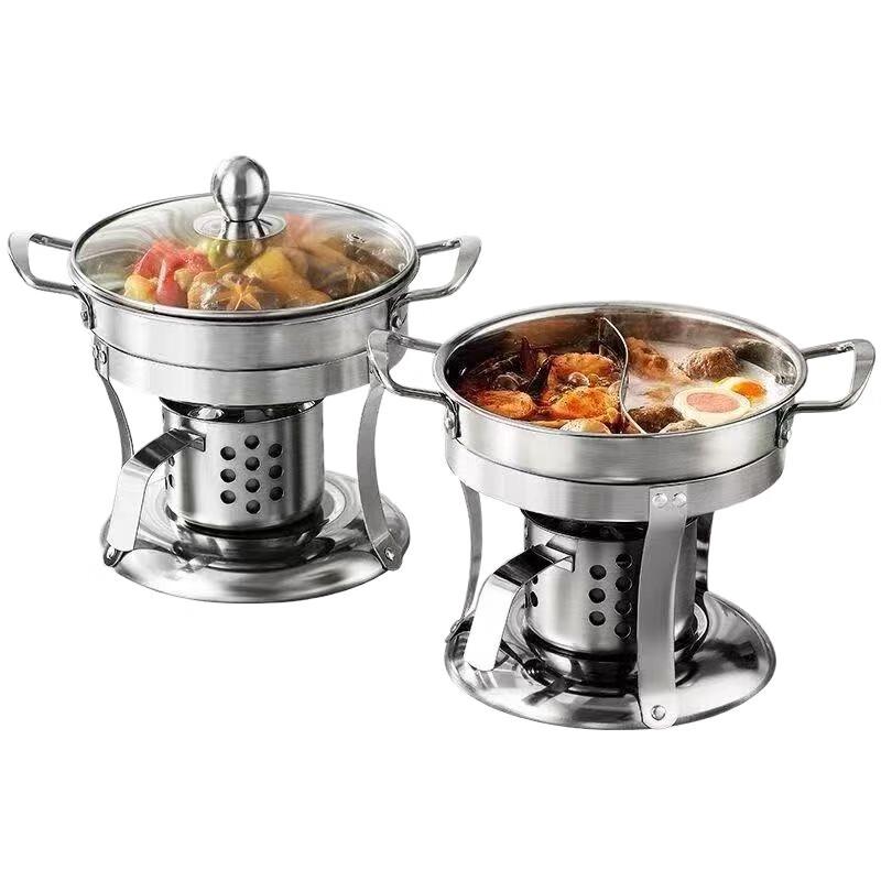 Wandai Chuan Portable Stainless Steel Alcohol Stove Hot Pot