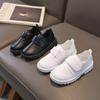 Soft Leather Suit  Single Shoe Children's  Student Shoes
