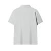 FILA F.C. Classic Minimalist Basic Casual Light Business Versatile Comfortable Knitted Short Sleeve Polo Shirt Men tops Storm-Gray F11M621103FGY