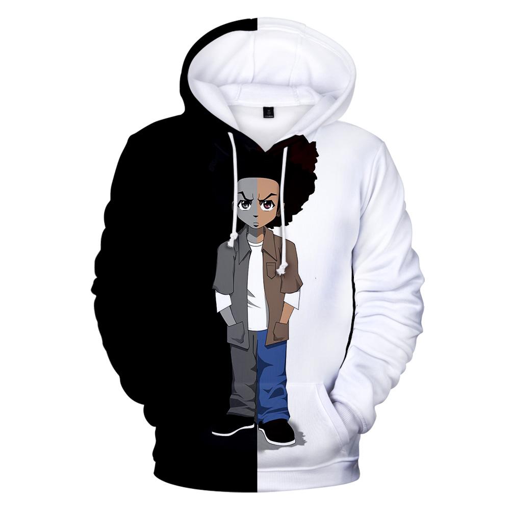 The Boondocks Hoodies 3D Long Sleeve Sweatshirt Men's Hoodie Women Casual Harajuku Streetwear Unisex Oversized Clothes