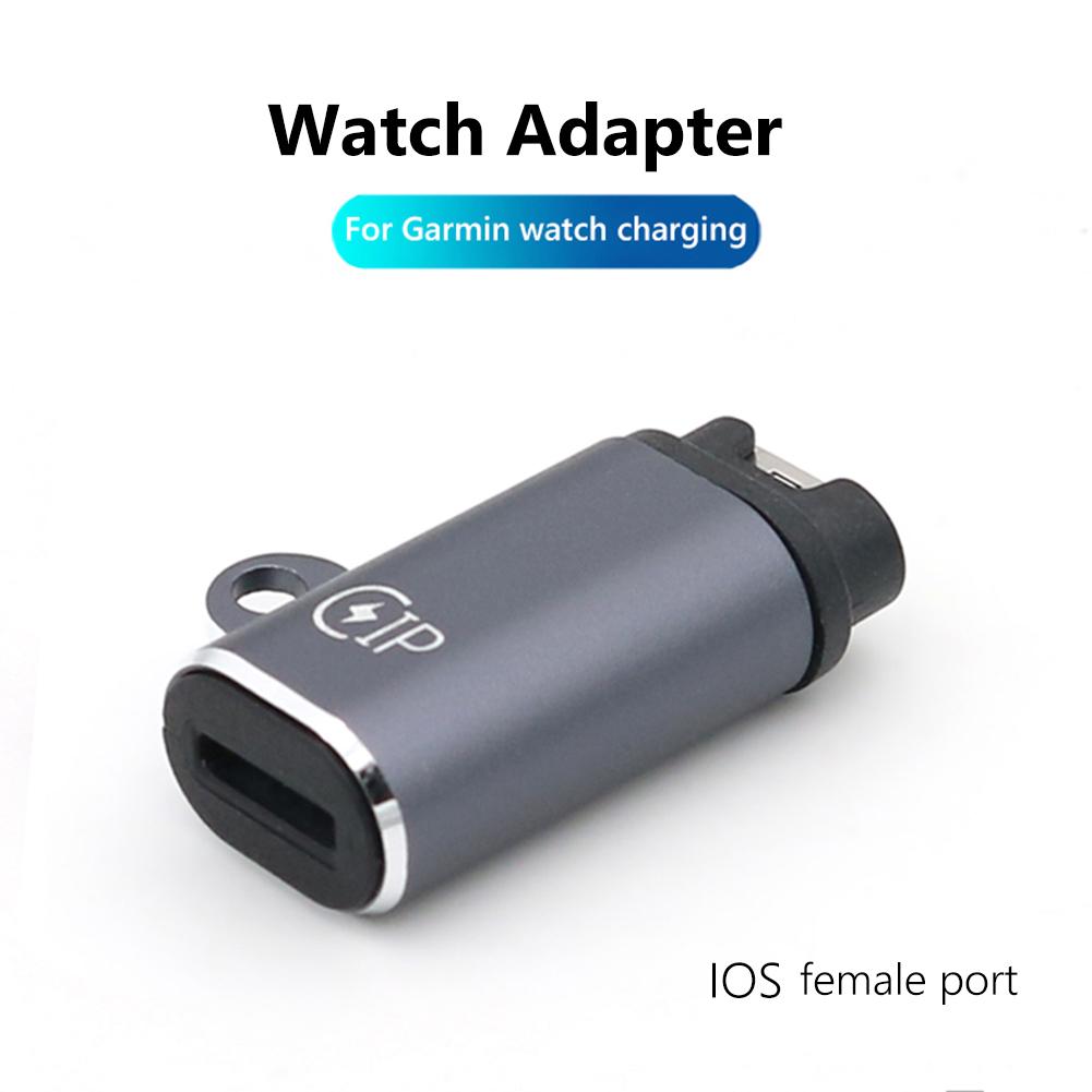 Charging Cable for Garmin Fenix 7/7S/7X/6/6S Forerunner 745 Venu Instinct Micro USB Type C 8Pin Watch Charger Adapter Converter