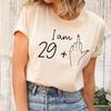 Personalized I Am Plus Middle Finger Shirt I Am Plus Age Birthday Tshirt Cool Birthday Women Shirt Birthday Party Tee for Mom