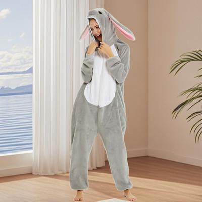 Animal Onesie Pyžamo pro dospělé Děti Unisex flanel Jednodílné spací oblečení Halloween Cosplay kostým pro domácí oblečení