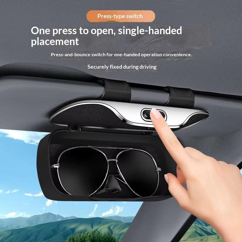 Suitable for Mercedes-Benz W204 W205 AMG E210 E211 E212 E213 E214 W222 Car Glasses Case Glasses Frame Glasses Clip Box Hub Cap CQ1