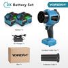 Yofidra 350M/S Brushless Electric Turbo Fan Blower 3000W Cordless Jet Snow Leaf Dust Air Blowing Tool for Makita 18V Battery