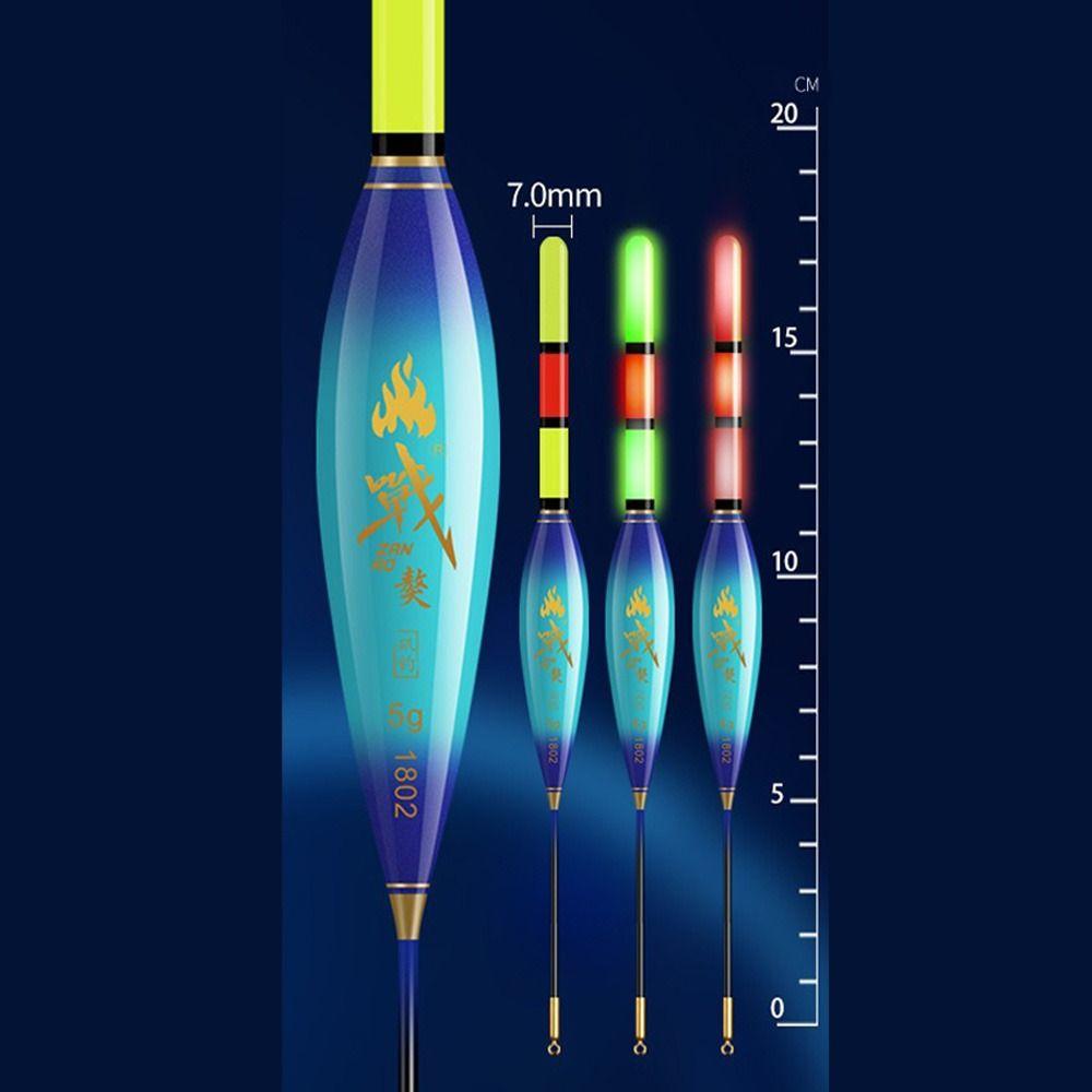 2 Stück Boje Strike Elektronischer Angelpose Slip Drift Tube Posen Neu Lichtpose Nachtangeln