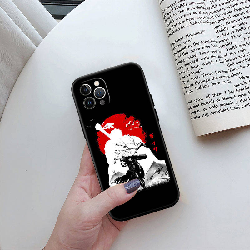 IR1 Berserk Guts Case for Samsung A06 A35 A25 A24 A15 A05S A05 M55 M35 M15 A02 A12 A13 A10 A16 A20 A30 A22 A31 A32 A33 A42 A50