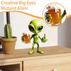 Creative Big Eyes Mutant Alien Poses Statues