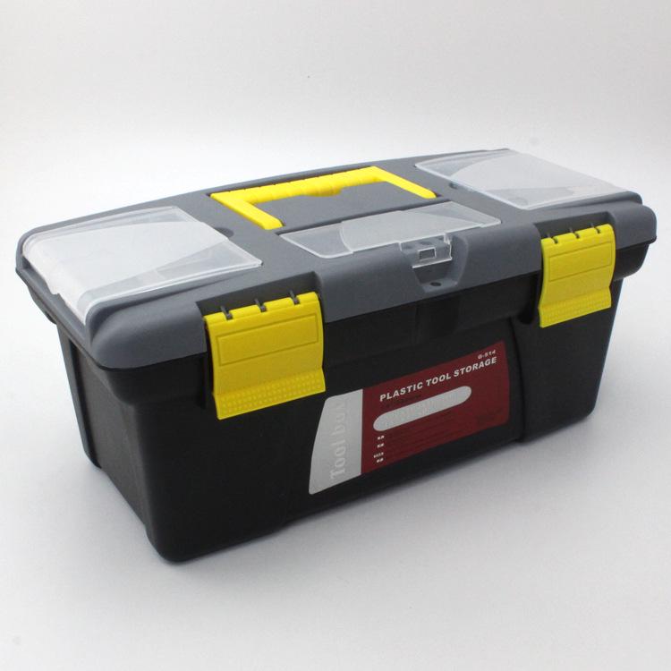 Large Portable PP Toolbox for Car and Household Hardware Storage