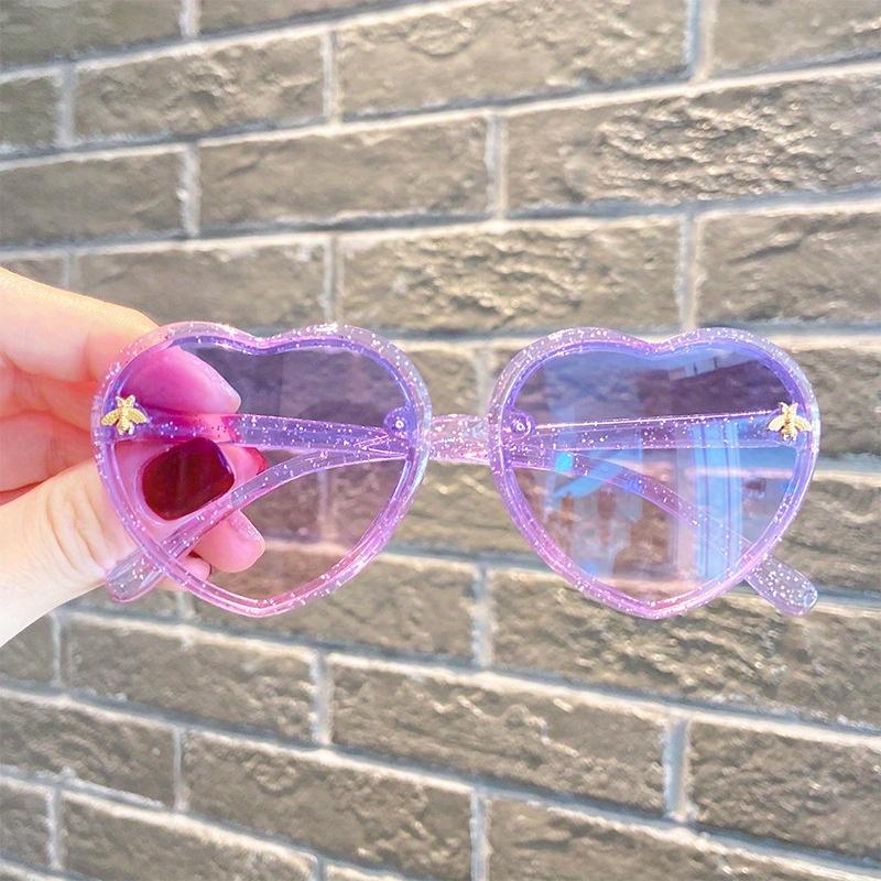 New Retro Love Frame Little Bee Youngsters's Decorative Glasses Fashion Youngsters's Glasses