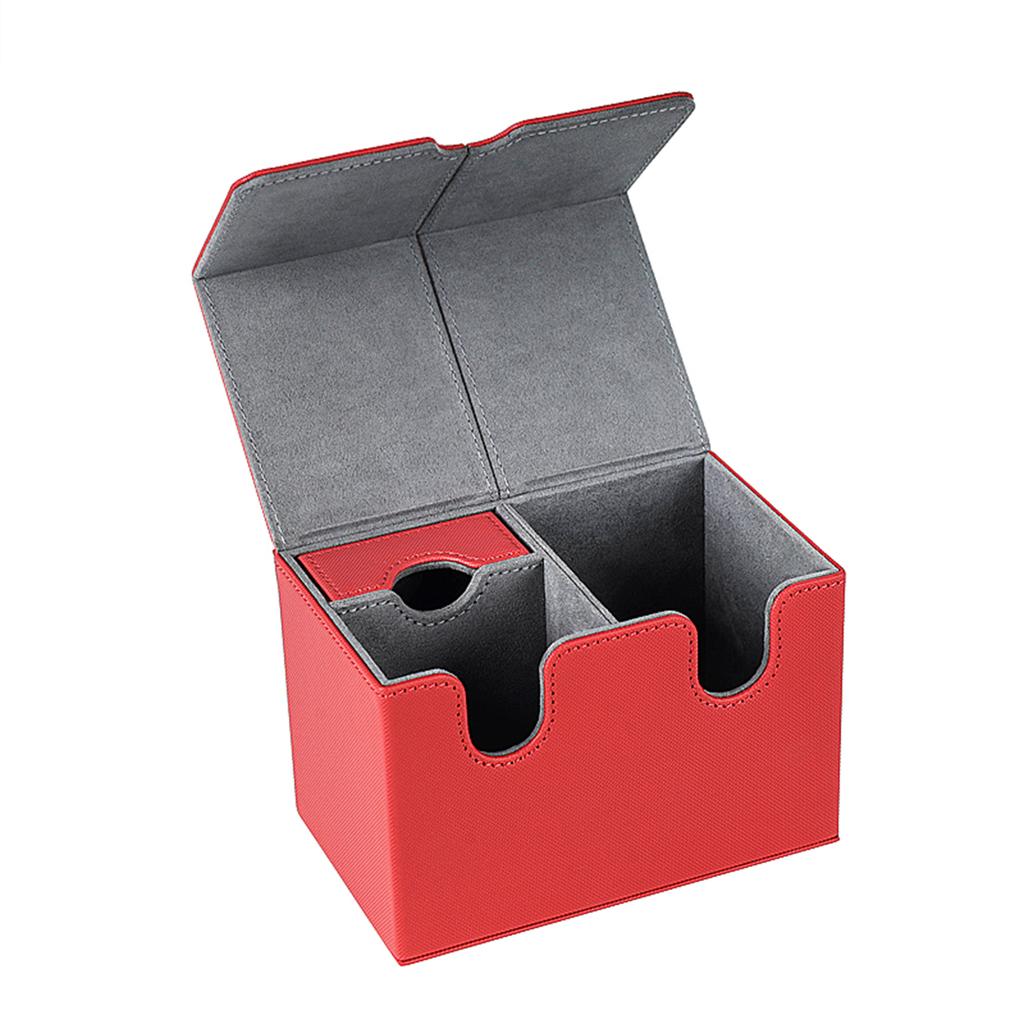 Trading Card Deck Box Container Decks Case Card Deck Storage Box for Trading Card Collectible Card Sports Cards Collection Cards